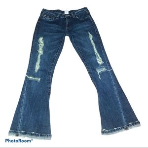 True Religion Section #503 distressed jeans